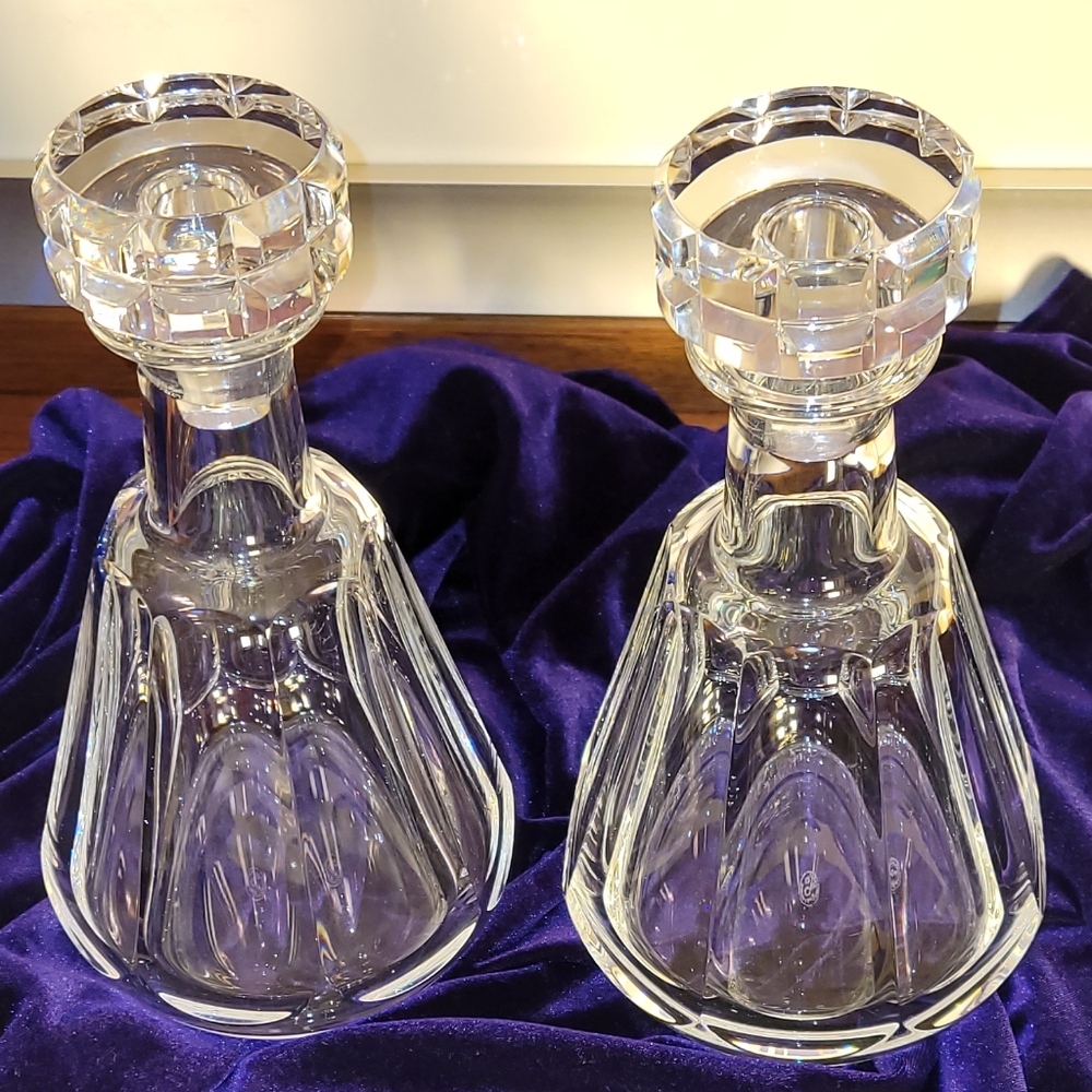 Baccarat French Crystal Decanter Set.